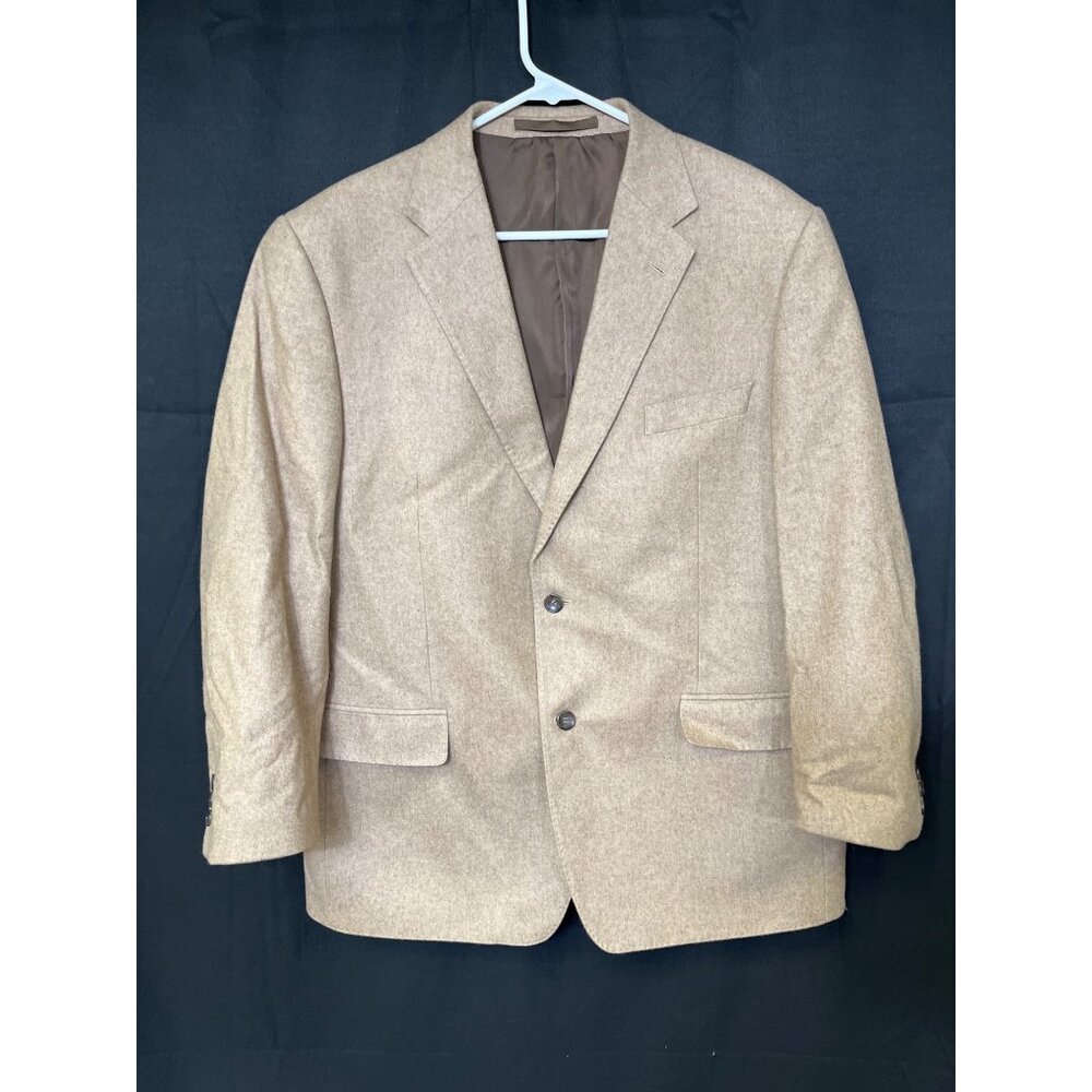 Taylor Byrd SKU 7932 Mens Tan Suit Jacket Size  46R
